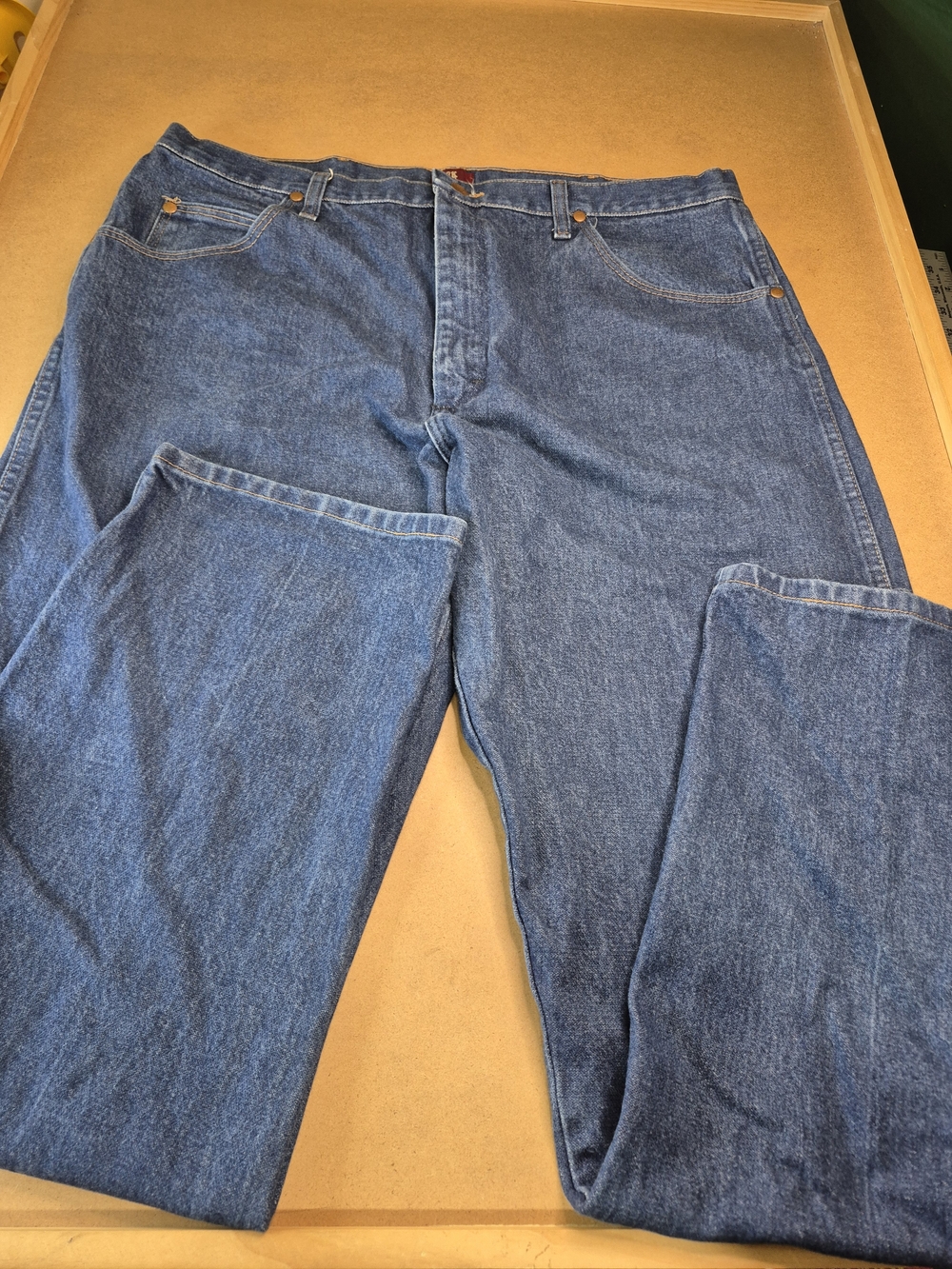 Wrangler Men's Relaxed Fit Denim Jeans in Dark Blue  3673/1